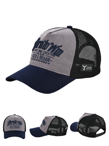 Fujin BTW Trucker Şapka Black Grey Navy