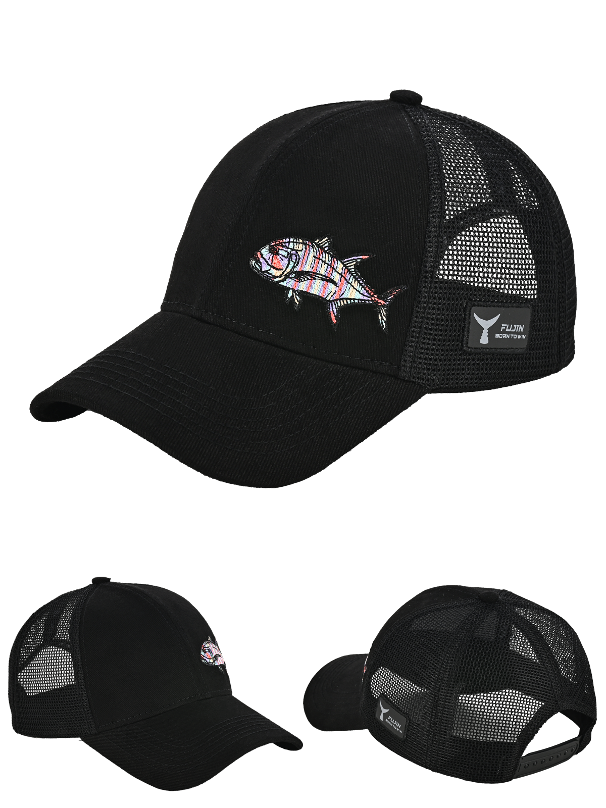 Fujin Pro Angler Black GT Şapka