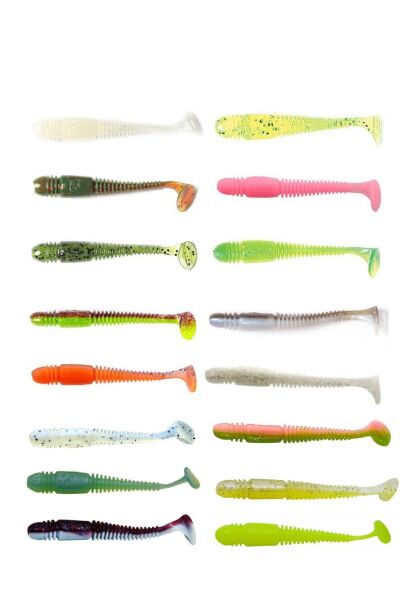 Lucky John Tioga 3.4'' (8.64 cm) 6P Silikon Yem F05