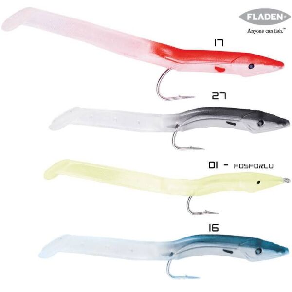 Fladen Portland Eel Silikon Yem 3P 13 cm 17