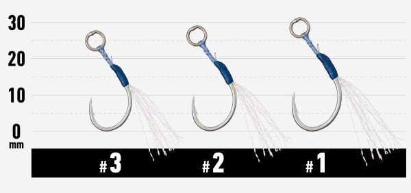 VANFOOK MJ-04 MICRO JIG TINSEL ASSIST 0.5CM 2P #1