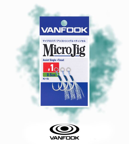 VANFOOK MJ-04 MICRO JIG TINSEL ASSIST 0.5CM 2P #1