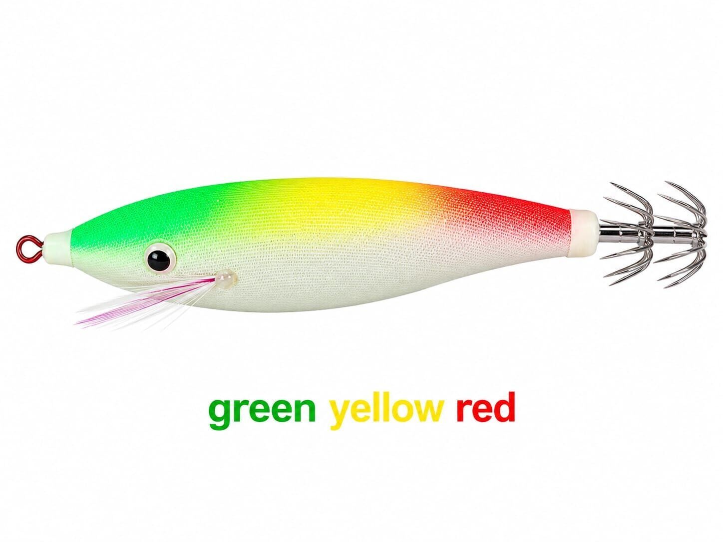 KALAMAR SHİNY 9 CM COLOR : GREEN-YELLOW-RED