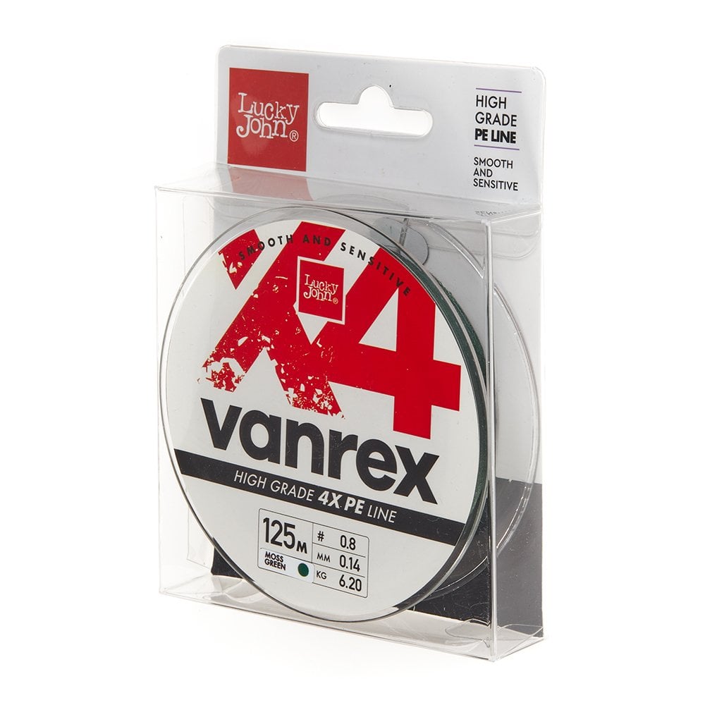 Lucky John Vanrex Pe Örgü X4 Yosun Yeşil 125M 0.10MM
