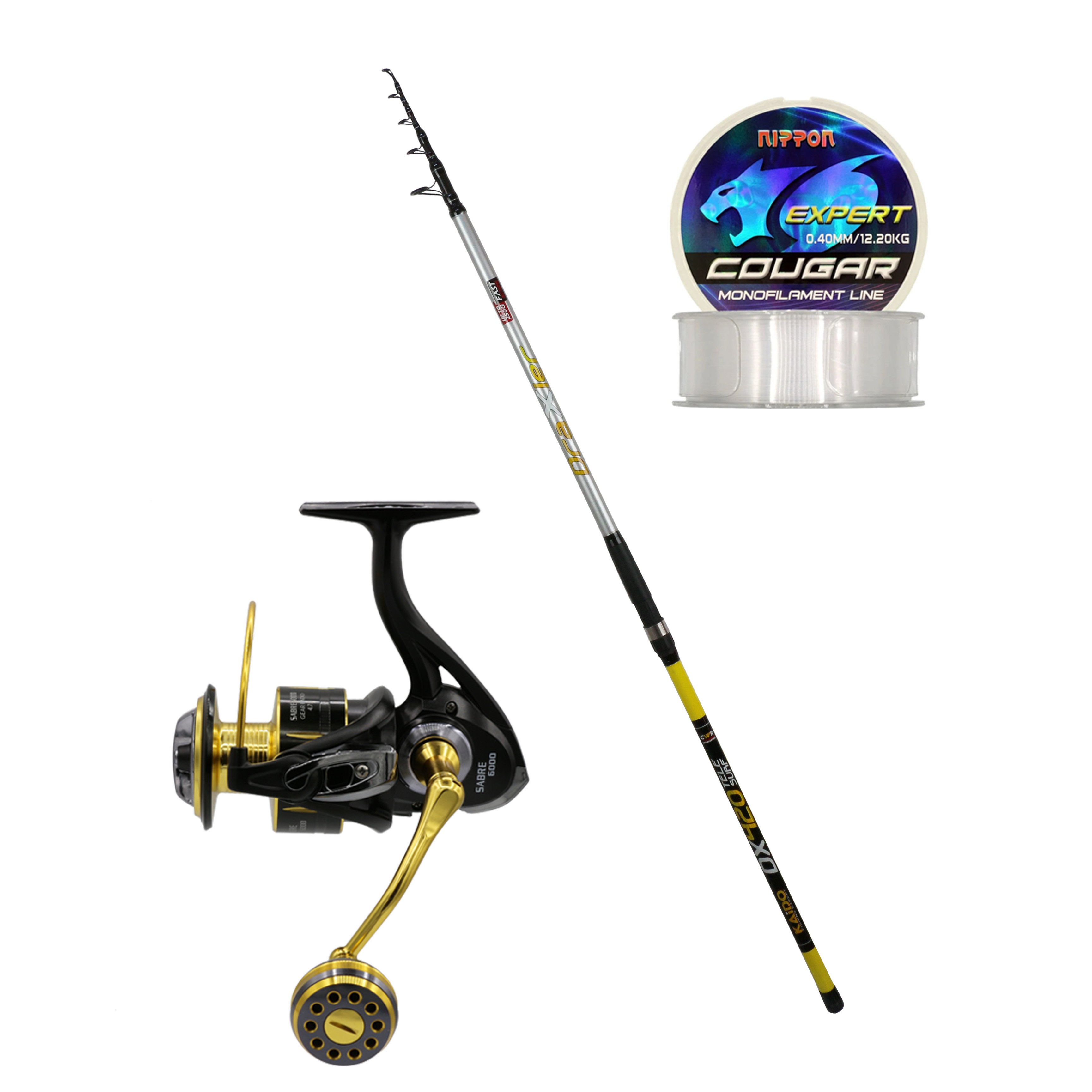 Kaido Draxler 420 100-250 GR + Eurofish Sabre 6000 Olta Seti