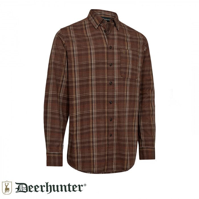 DEERHUNTER Ashton 58749 Kahve Kareli Gömlek 41/42