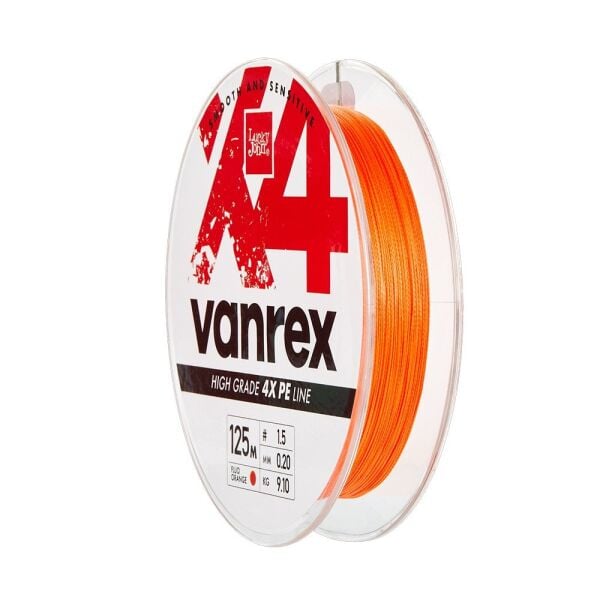 Lucky John Vanrex Pe Örgü X4 Fluo Turuncu 125M 0.14 MM