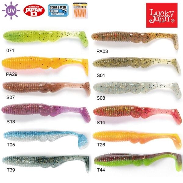 Lucky John Mr. Greedy 3.9'' (9.91 cm) 5P Silikon Yem S07