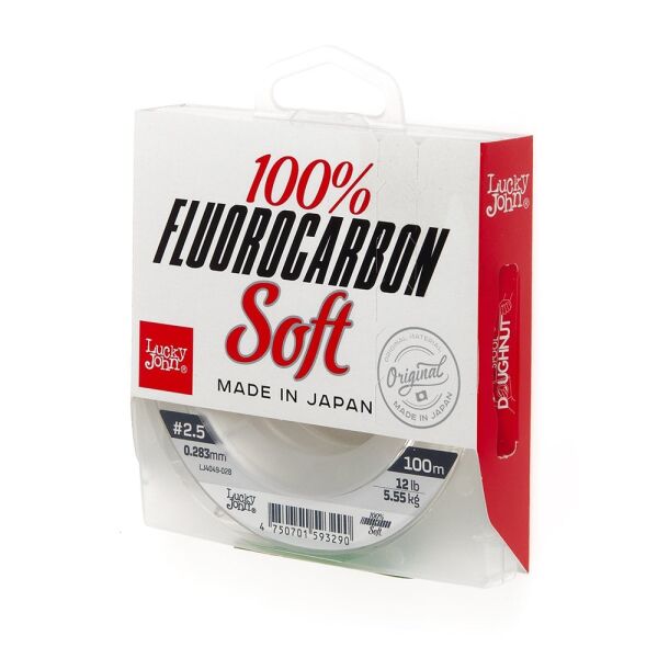 Lucky John Fluorocarbon Soft 100m Şeffaf 0.28 MM