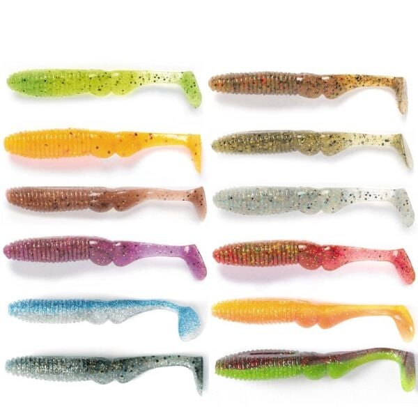 Lucky John Mr. Greedy 3.9'' (9.91 cm) 5P Silikon Yem T39
