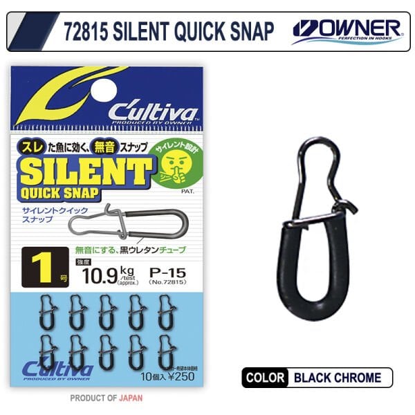 Cultiva 72815 Silent Quick Snap Rapala Klipsi