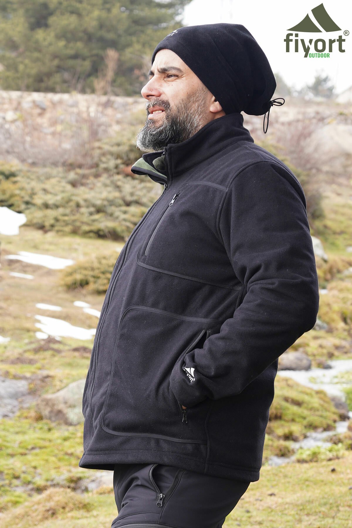 HERVİK POLAR SİYAH #3XL