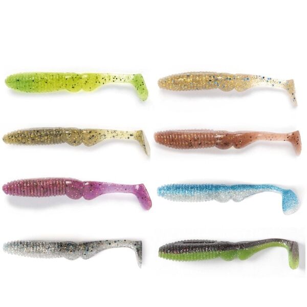 Lucky John Mr. Greedy 3'' (7.62 cm) 7P Silikon Yem S01
