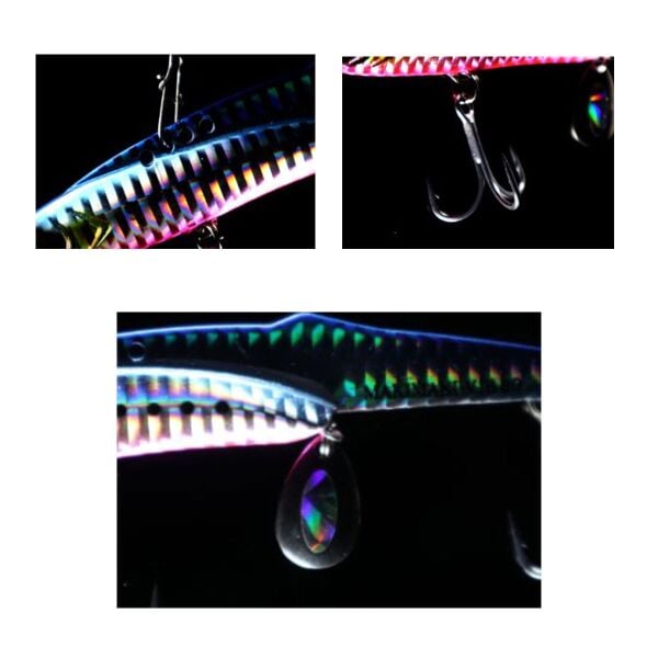 Hayabusa FS 439 Jack Eye Maki Maki 60gr Metal Vibrasyon Jig Suni Yem RENK:5