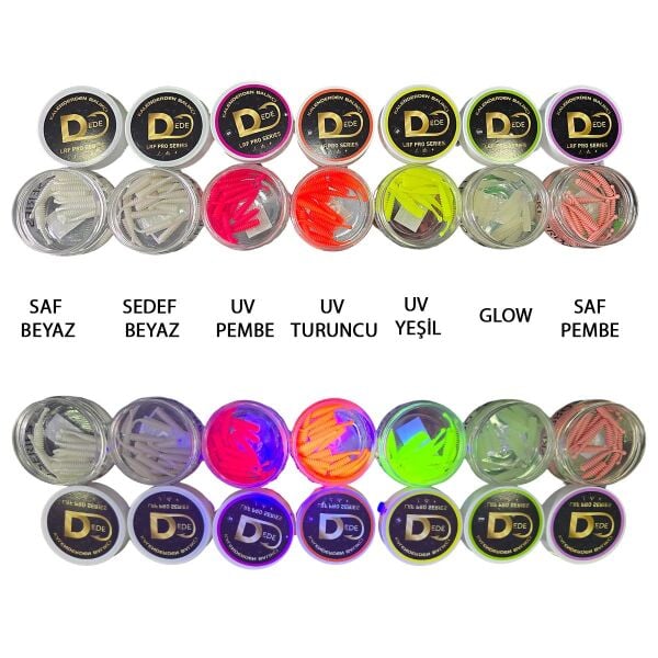 DEDE LRF PRO KOKULU LRF SİLİKONU TOP KUYRUK 3,5CM