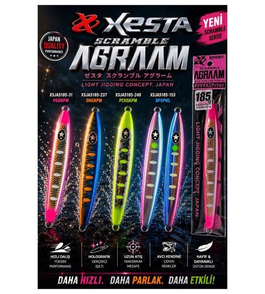 XESTA AGRAAM SAKURAMASU EDITION 185G JIG ONGKPM