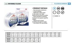 ASSO INVISIBLE CLEAR %100 FLUOROCARBON NO: 0.21 - 50MT