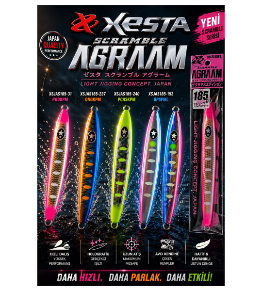 XESTA AGRAAM SAKURAMASU EDITION 185G JIG PGDKPM