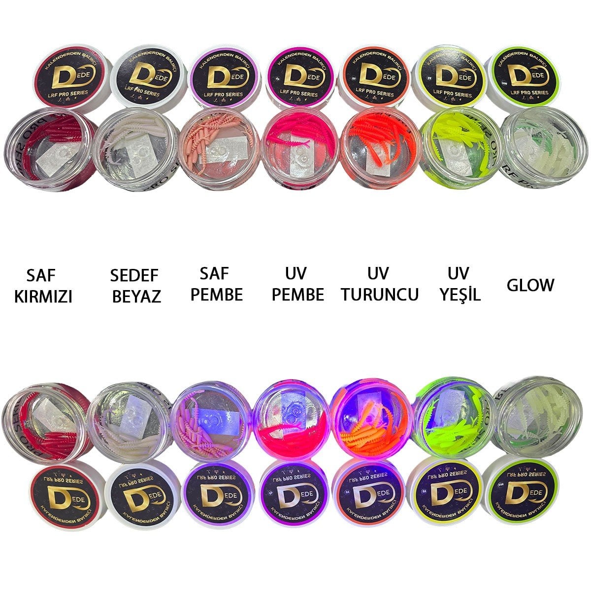 DEDE LRF PRO KOKULU LRF SİLİKONU ÇATAL KUYRUK 4CM