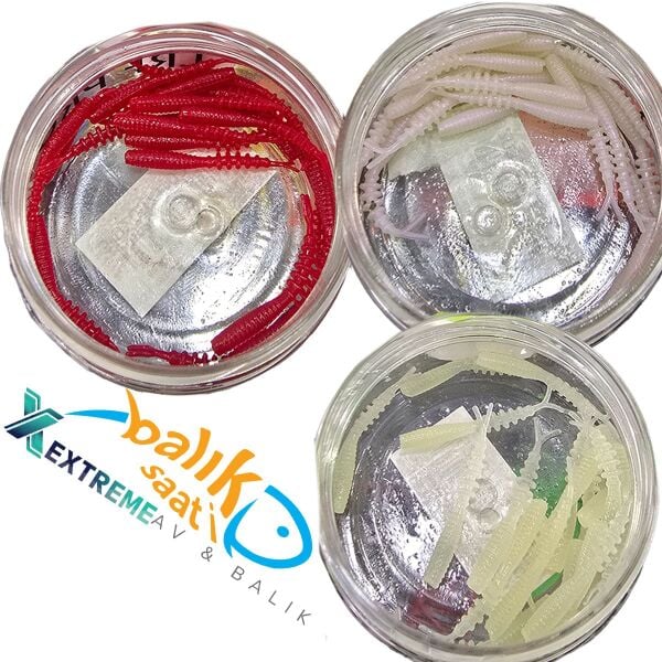 DEDE LRF PRO KOKULU LRF SİLİKONU ÇATAL KUYRUK 4CM