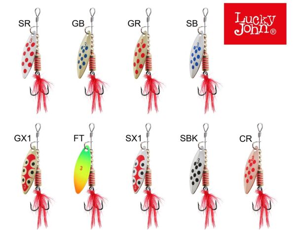 Lucky John Spin X Long Döner Kaşık 4 Gr No:2 CR