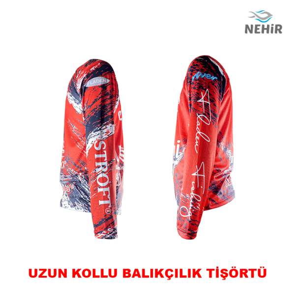 NEHİR DİJİTAL BASKILI UZUN KOL - NHR M