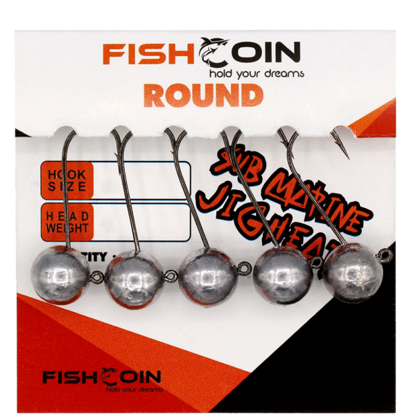 Fishcoin Round Jighead 6-2.7 Gr
