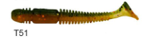 Lucky John Tioga 2.9'' (7.36 cm) 7P Silikon Yem T51