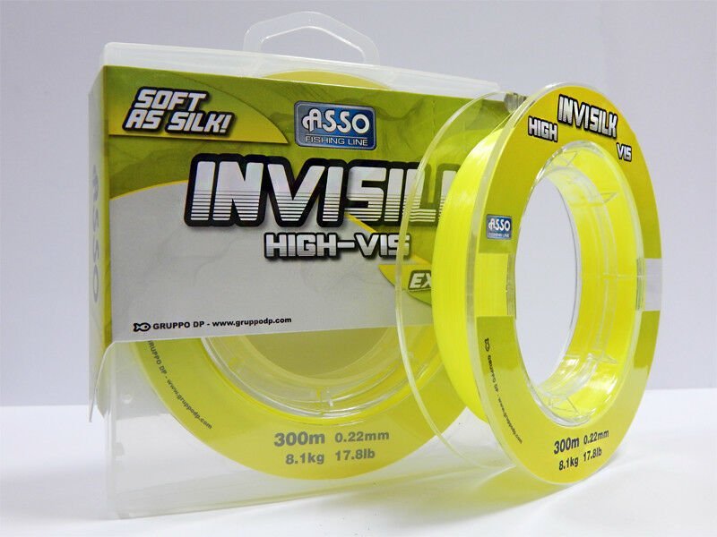 ASSO INVISILK SURF CASTING YELLOW 300 MT No: 0.35 - 300MT