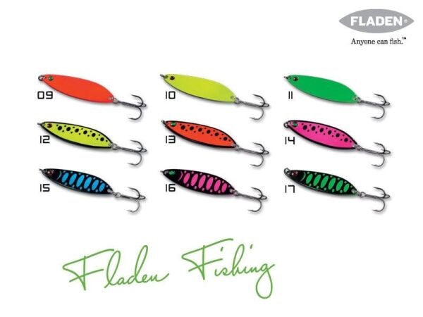 Fladen Fluorescent Flutter Kaşik 8 cm 15