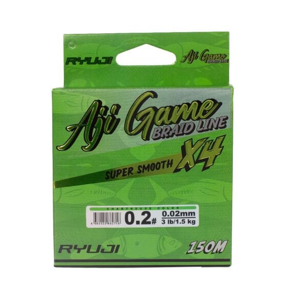 RYUJI AJI GAME 4X 150M CHARTREUSE İP MİSİNA