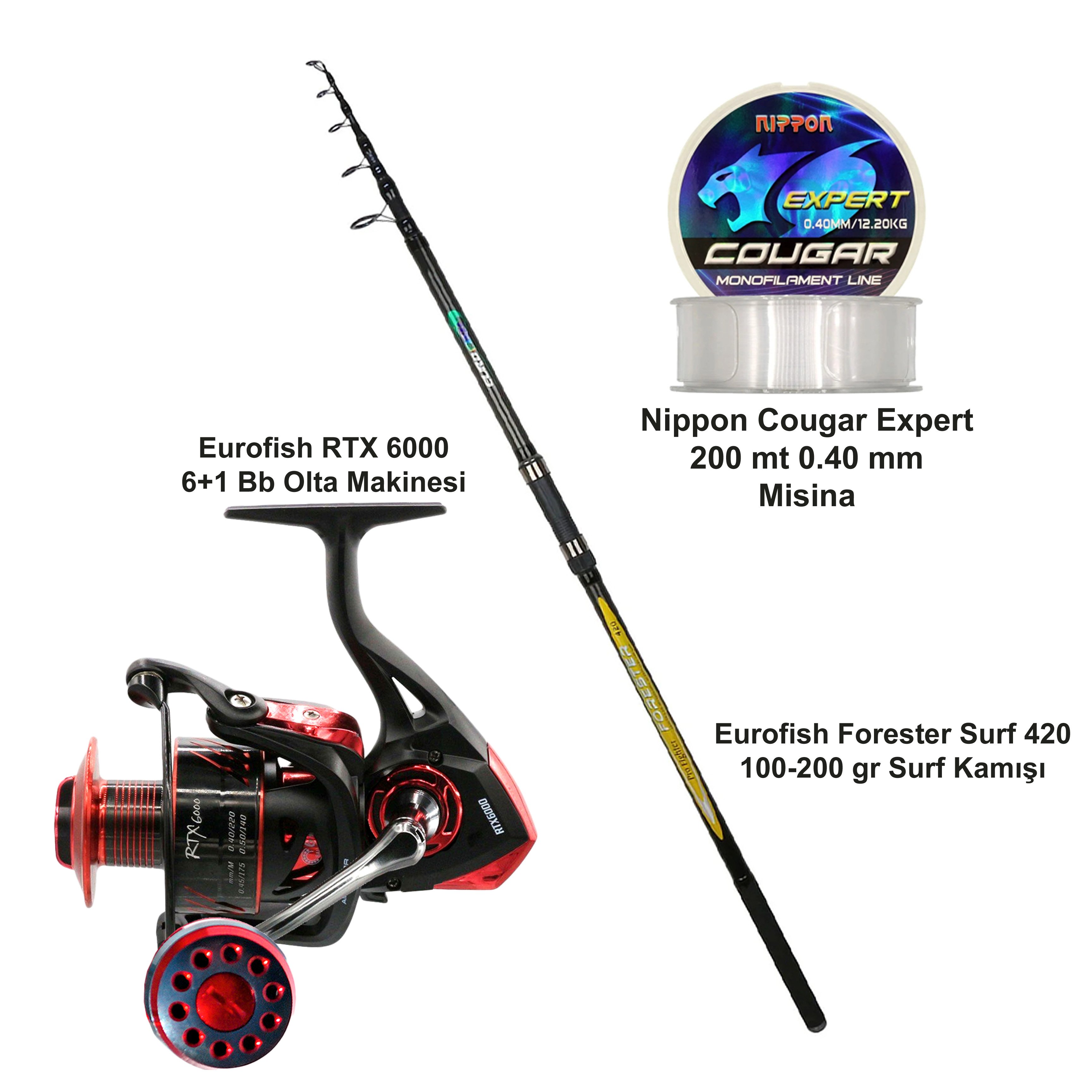 Eurofish Forester 420 100-200 GR + Eurofish RTX 6000 Olta Seti