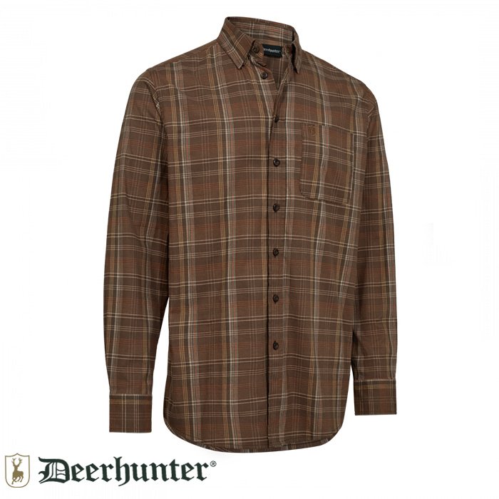 DEERHUNTER Ashton 38749 Yeşil Kareli Gömlek 41/42