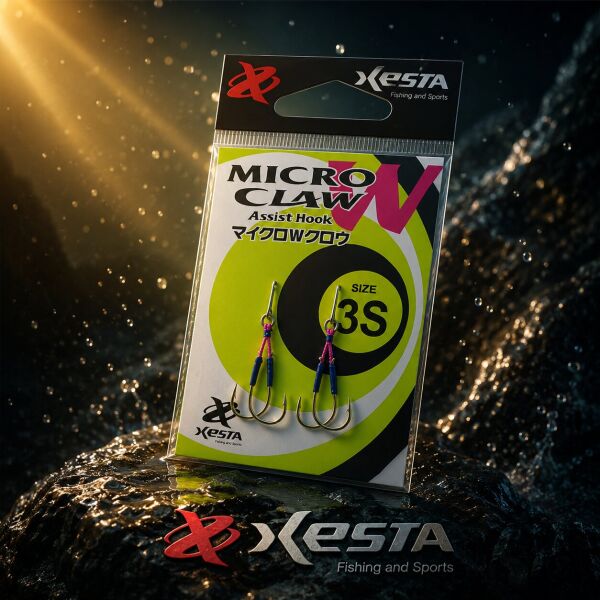 XESTA MICRO W CLAW DOUBLE ASSIST 3S 2P