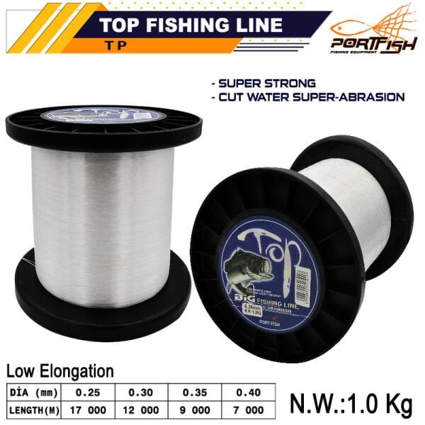 Portfish Top Kiloluk Bobin Misina Clear (Kaliteli)