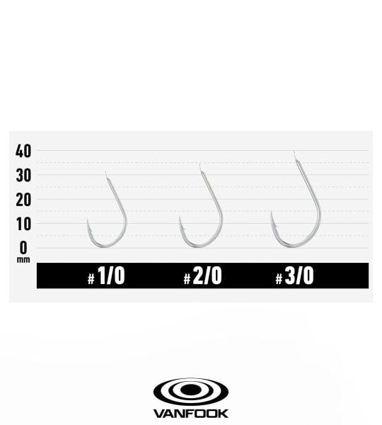 VANFOOK JH-10 JIGEN SILVER VP 65P #1/0