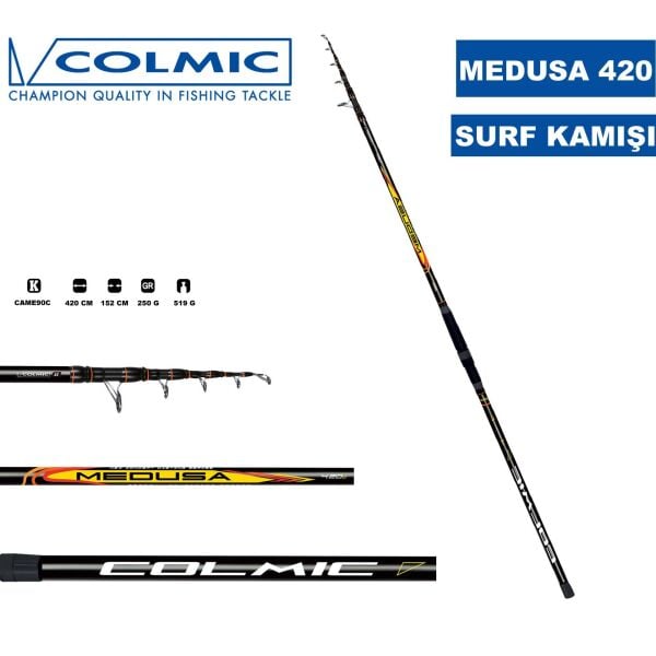 Medusa 4.20 mt 250 gr Surf Kamışı