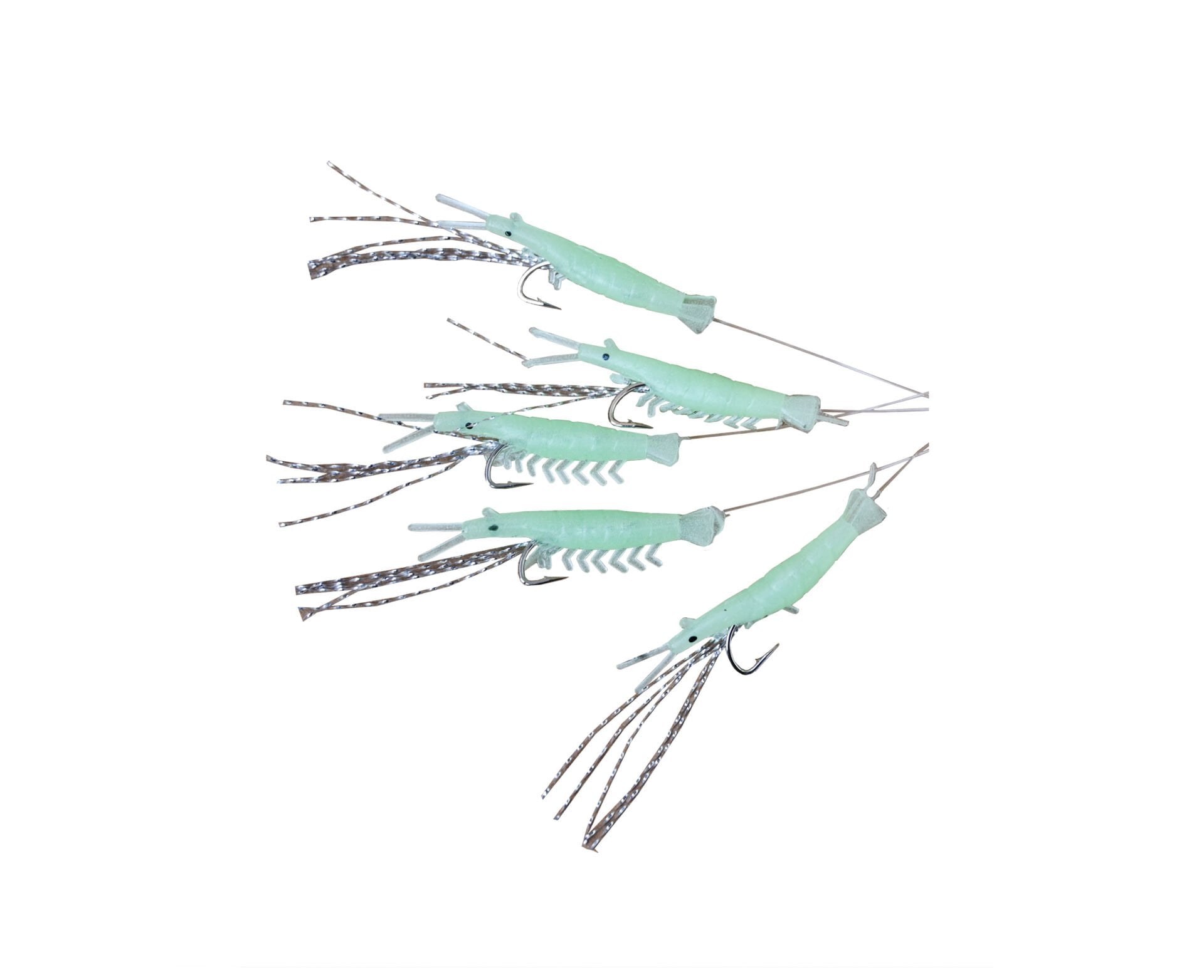 Fladen Living Shrimp Mezgit 5 Köstek Hazır Takım G4