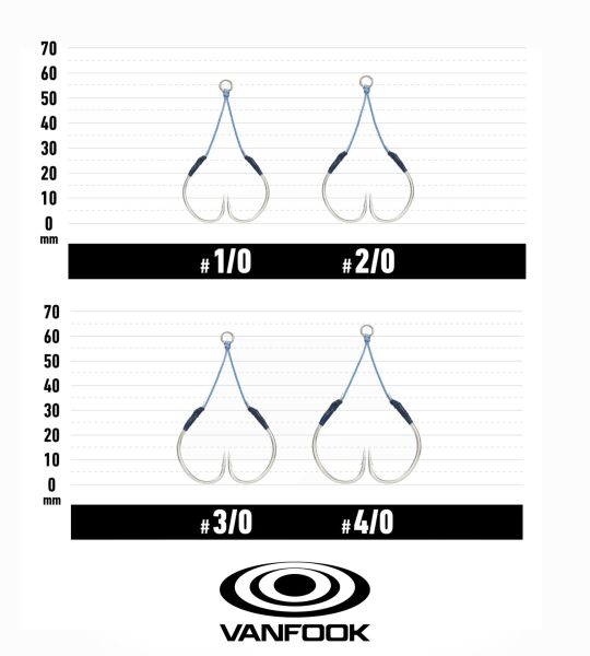 VANFOOK FT-3.5 SPINBULL FLEX ASIS 3.5 CM 2P #4/0