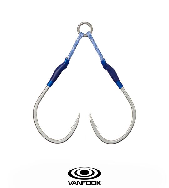 VANFOOK JST-44 JIGEN SHORT TW ASIS 1.2CM 2P #2/0