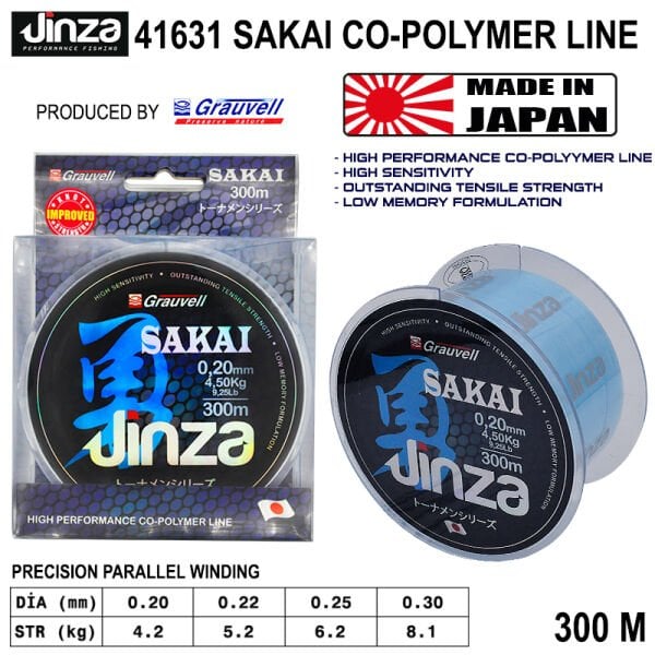 Jinza Sakai 300m Monofilament Misina