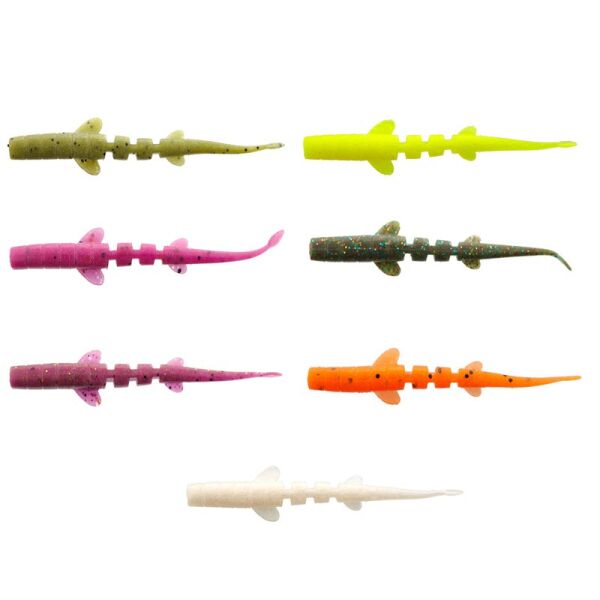 Lucky John Unagi Slug 3'' (7.62 cm) 7P Silikon Yem F01
