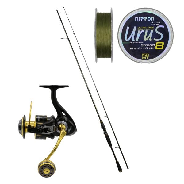 Kaido Potamax 265 cm 10-40 gr + Eurofish Sabre 4000 Spin Olta Seti