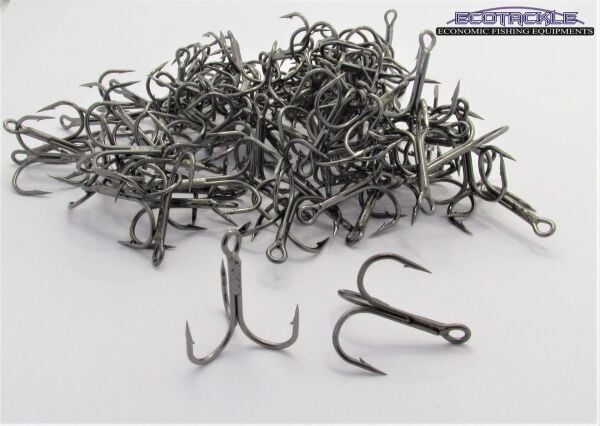 Ecotackle TB-16 Üçlü İğne Black Nikel 100p 1/0