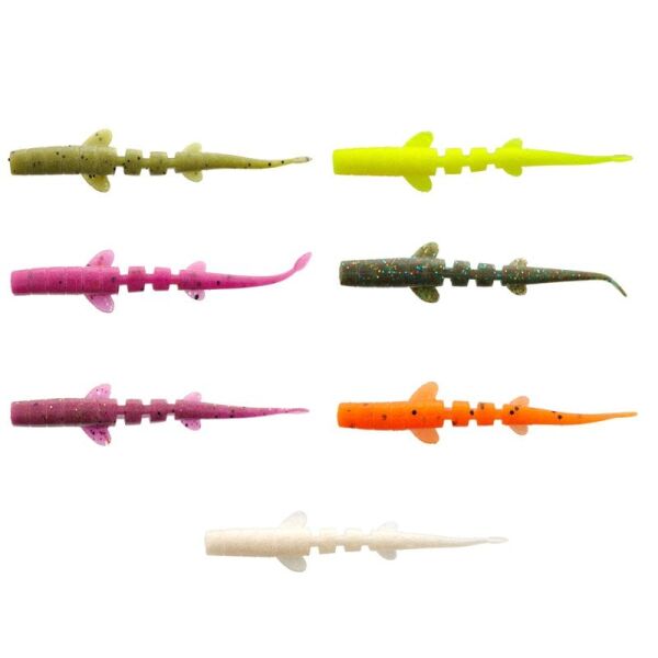 Lucky John Unagi Slug 3'' (7.62 cm) 7P Silikon Yem F33