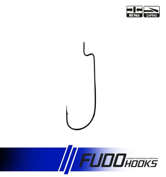 4921 FUDO WORM 104R #1/0 BLACK NIKEL 4P