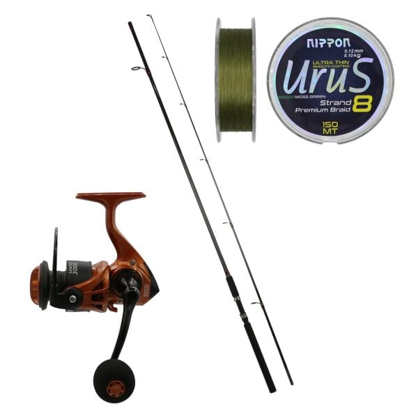 Eurofish Saxon 270 cm 10-40 gr + Eurofish Sentex Brown 3000 Spin Seti