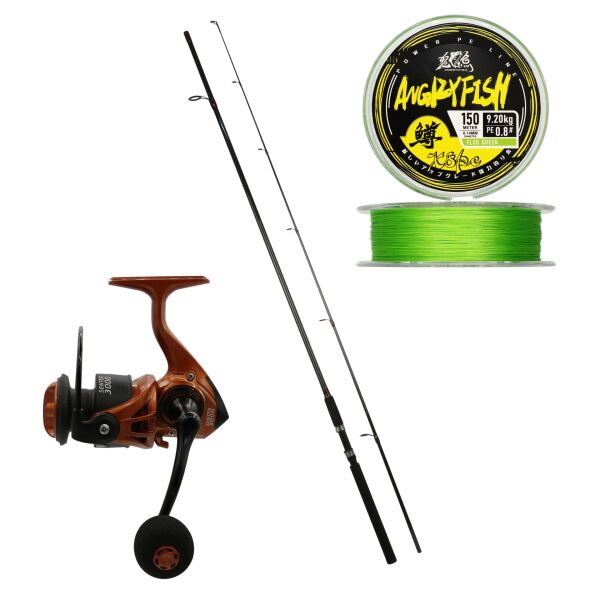 Eurofish Saxon 270 cm 10-40 gr + Eurofish Sentex Brown 3000 Spin Seti