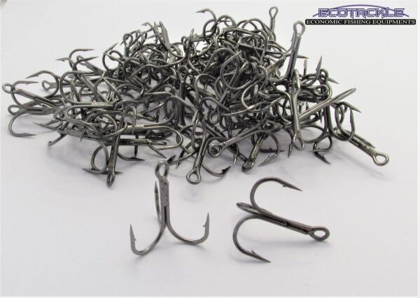 Ecotackle TB-16 Üçlü İğne Black Nikel 100p 8