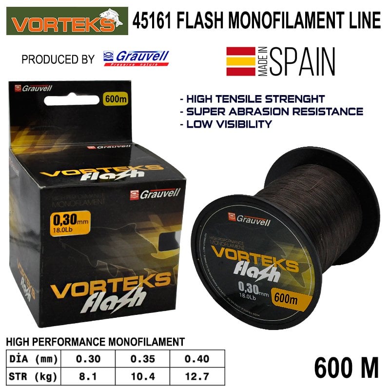 Vorteks Flash 600 mt Sazan Misinası